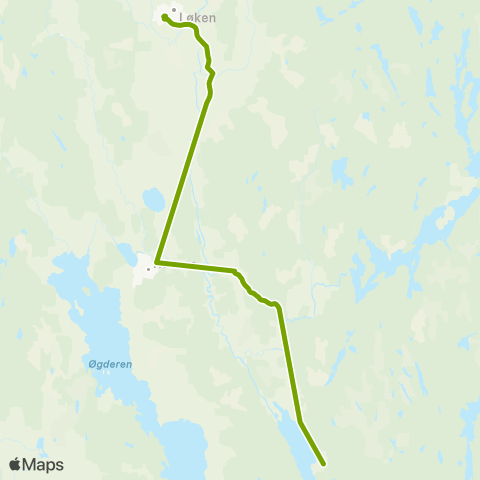 Ruter Aurskog / Høland sør map