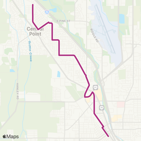 RVTD Central Point map