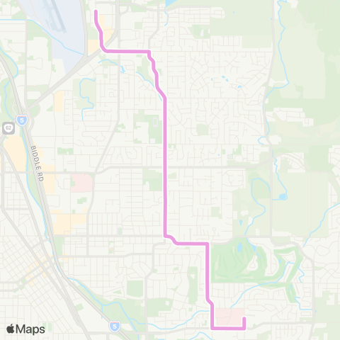 RVTD East Medford map