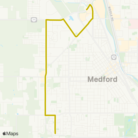 RVTD Crosstown West map