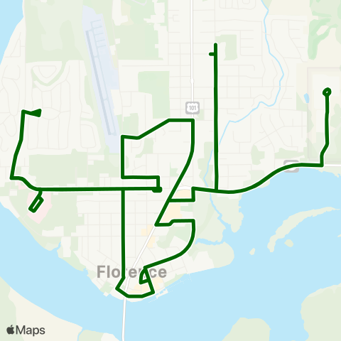 Rhody Express South Loop map