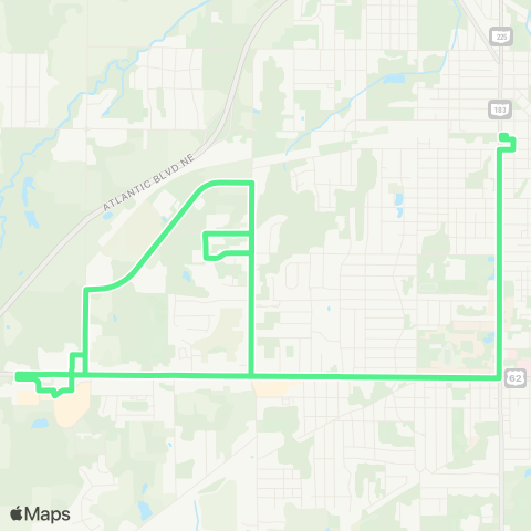 SARTA Downtown Alliance - Walmart map