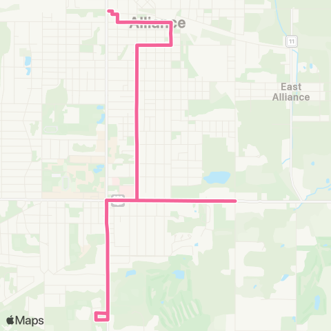 SARTA Downtown Alliance - College Plaza map