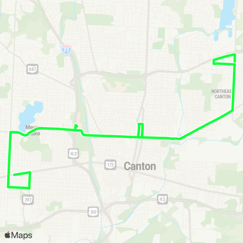 SARTA Community Circulator map