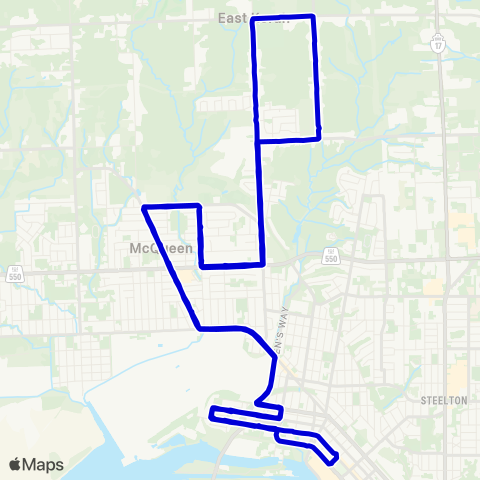 Sault Ste. Marie Transit Korah Road map