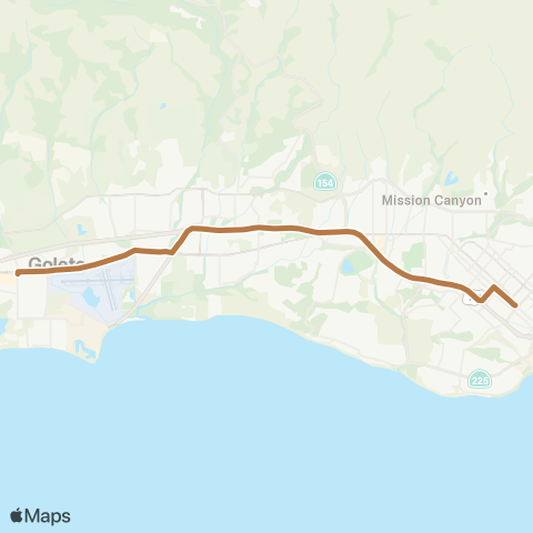 MTD Goleta Express map