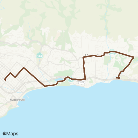 MTD Montecito map