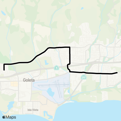 MTD Dos Pueblos High School map