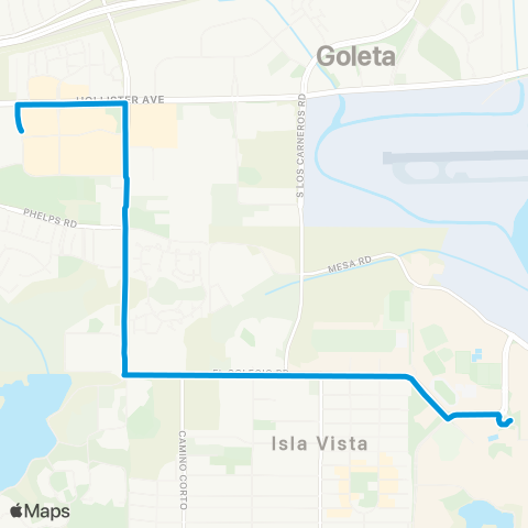 MTD UCSB Shuttle map