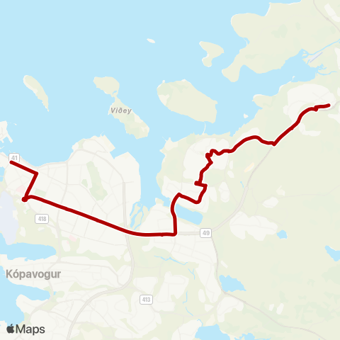 Höfuðborgarsvæðið Spöngin / Mosfellsbær / Háholt map