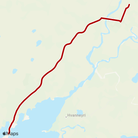 Höfuðborgarsvæðið Borgarnes - Varmaland skóli map