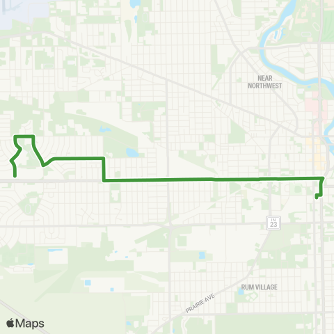 Transpo Western map