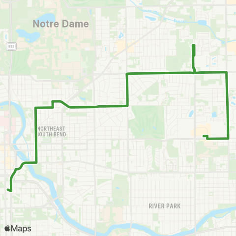 Transpo Corby / Town & Country map