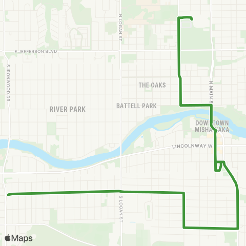 Transpo Millburn School Tripper map