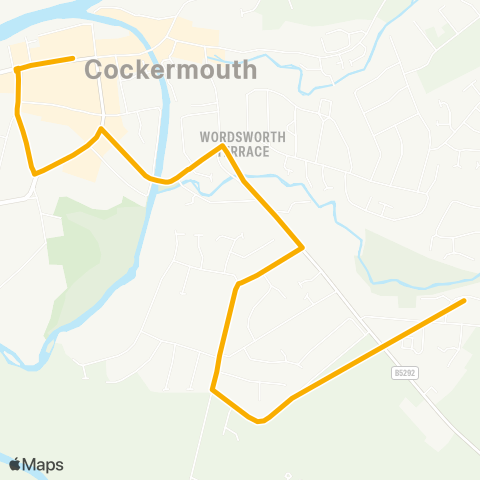 Stagecoach Cumbria and North Lancashire  map