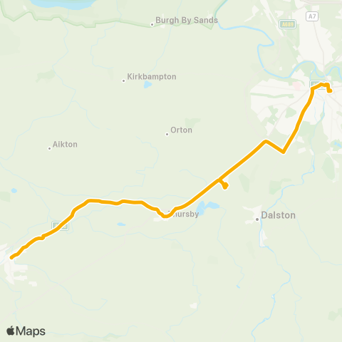 Stagecoach Cumbria and North Lancashire  map