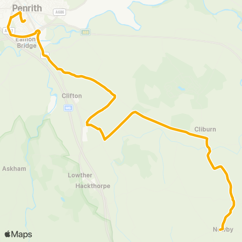 Stagecoach Cumbria and North Lancashire  map