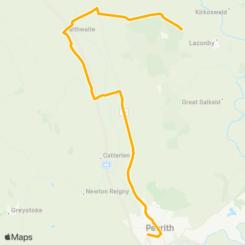 Stagecoach Cumbria and North Lancashire  map