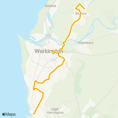 Stagecoach Cumbria and North Lancashire  map