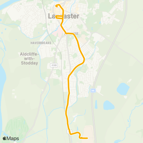 Stagecoach Cumbria and North Lancashire  map