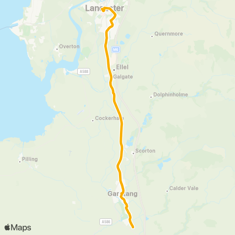 Stagecoach Cumbria and North Lancashire  map