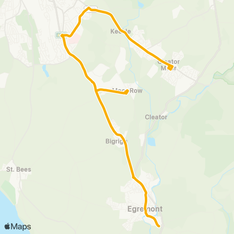 Stagecoach Cumbria and North Lancashire  map