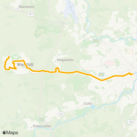 Stagecoach Bluebird Queensgate (Stop A) - Tesco map