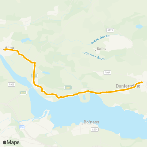 Stagecoach East Scotland Shillinghill (Stance 3) - Bus Station map