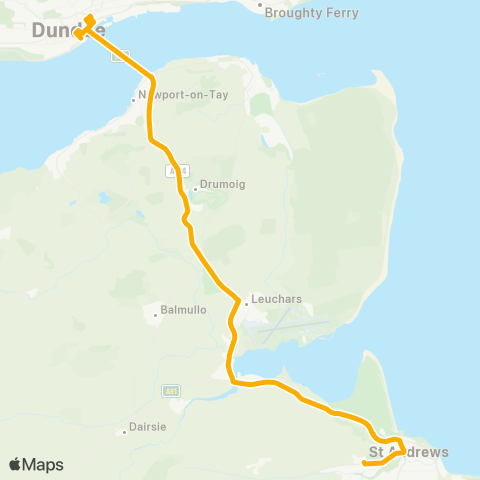 Stagecoach East Scotland Bus Station (Stance 1) - Bus Station map