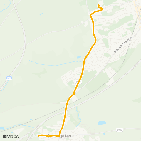 Stagecoach East Scotland Lady Anne Court - Beath High School map