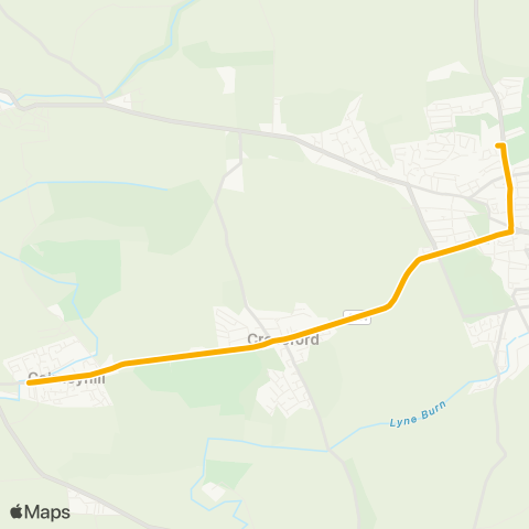 Stagecoach East Scotland Queen Anne HS - Glen Moriston Dr map