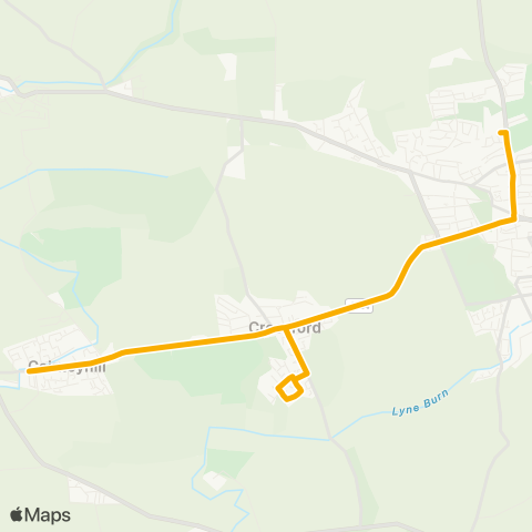 Stagecoach East Scotland Queen Anne HS - Glen Moriston Dr map