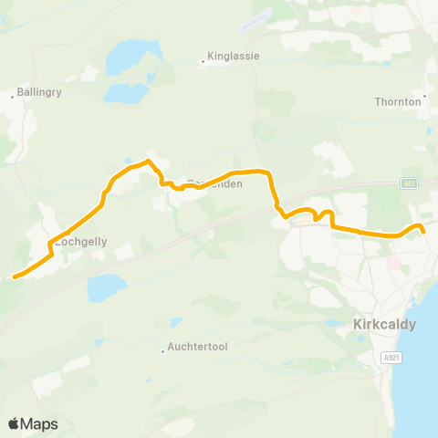 Stagecoach East Scotland St Andrews HS - Viewfield Terrace map