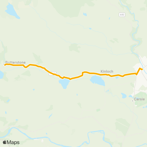 Stagecoach East Scotland Wellmeadow (Stance B) - North Car Park map