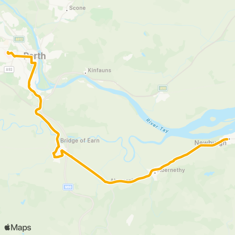 Stagecoach East Scotland Bus Station (Stance 2) - Bus Station map