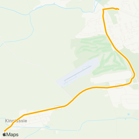 Stagecoach East Scotland Glenwood High School - West End map