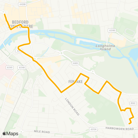 Stagecoach East  map