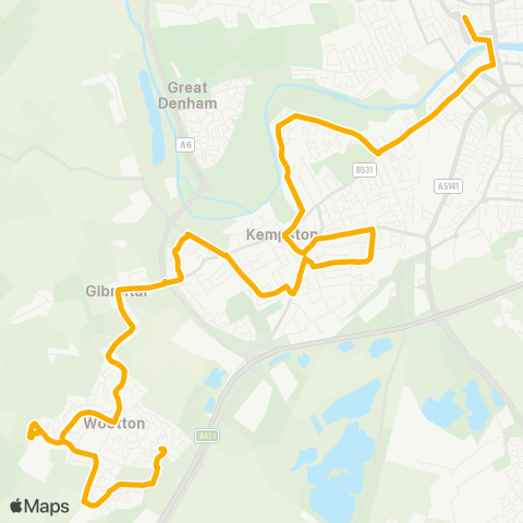 Stagecoach East  map