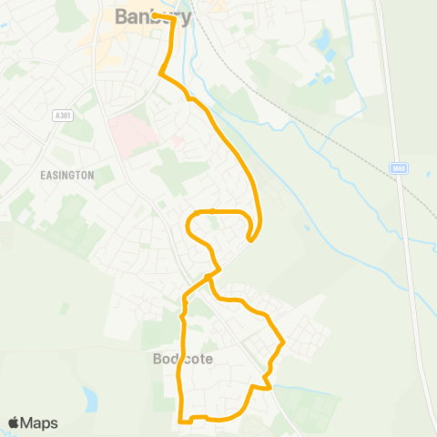 Stagecoach Oxfordshire  map