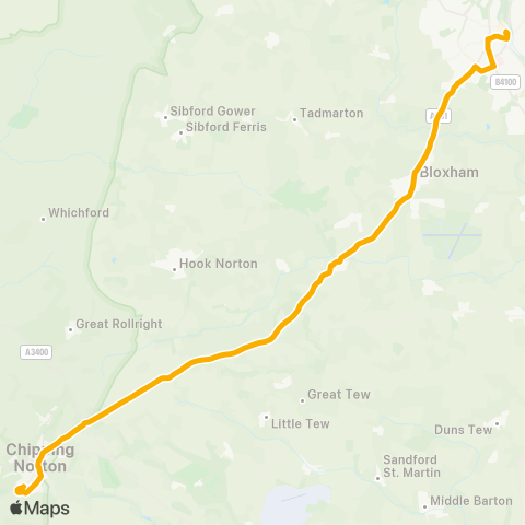 Stagecoach Oxfordshire  map