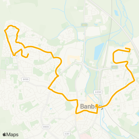 Stagecoach Oxfordshire  map