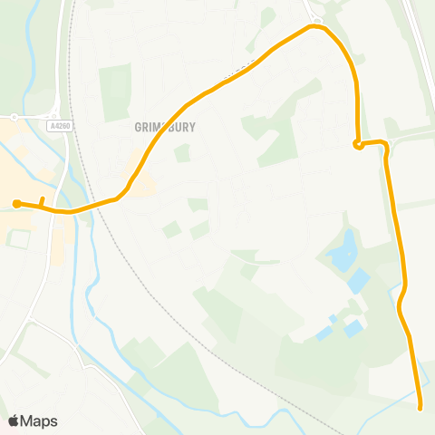 Stagecoach Oxfordshire  map