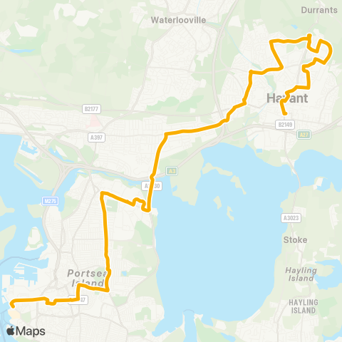 Stagecoach South  map