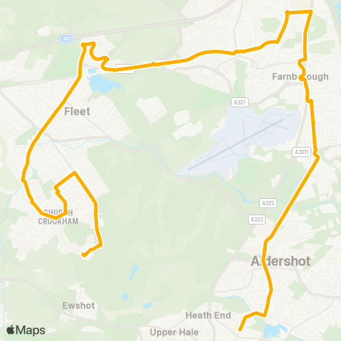 Stagecoach South  map