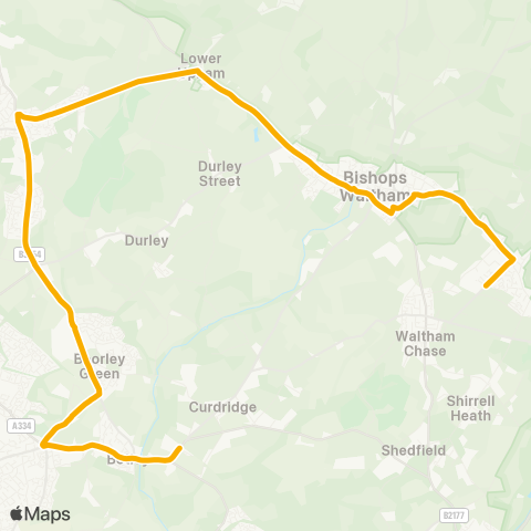 Stagecoach South  map