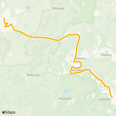 Stagecoach South  map