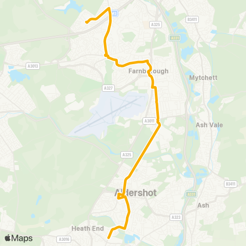 Stagecoach South  map