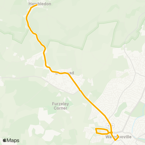 Stagecoach South  map