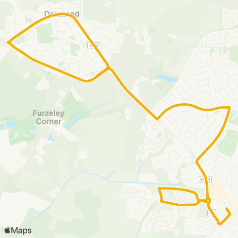 Stagecoach South  map