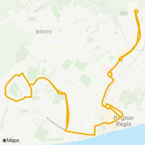 Stagecoach South  map